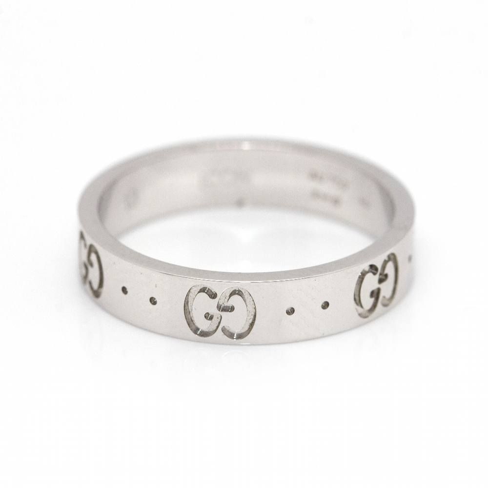 Bague GUCCI Or blanc - Castafiore