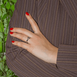 Bague GUY LAROCHE en or blanc - Castafiore