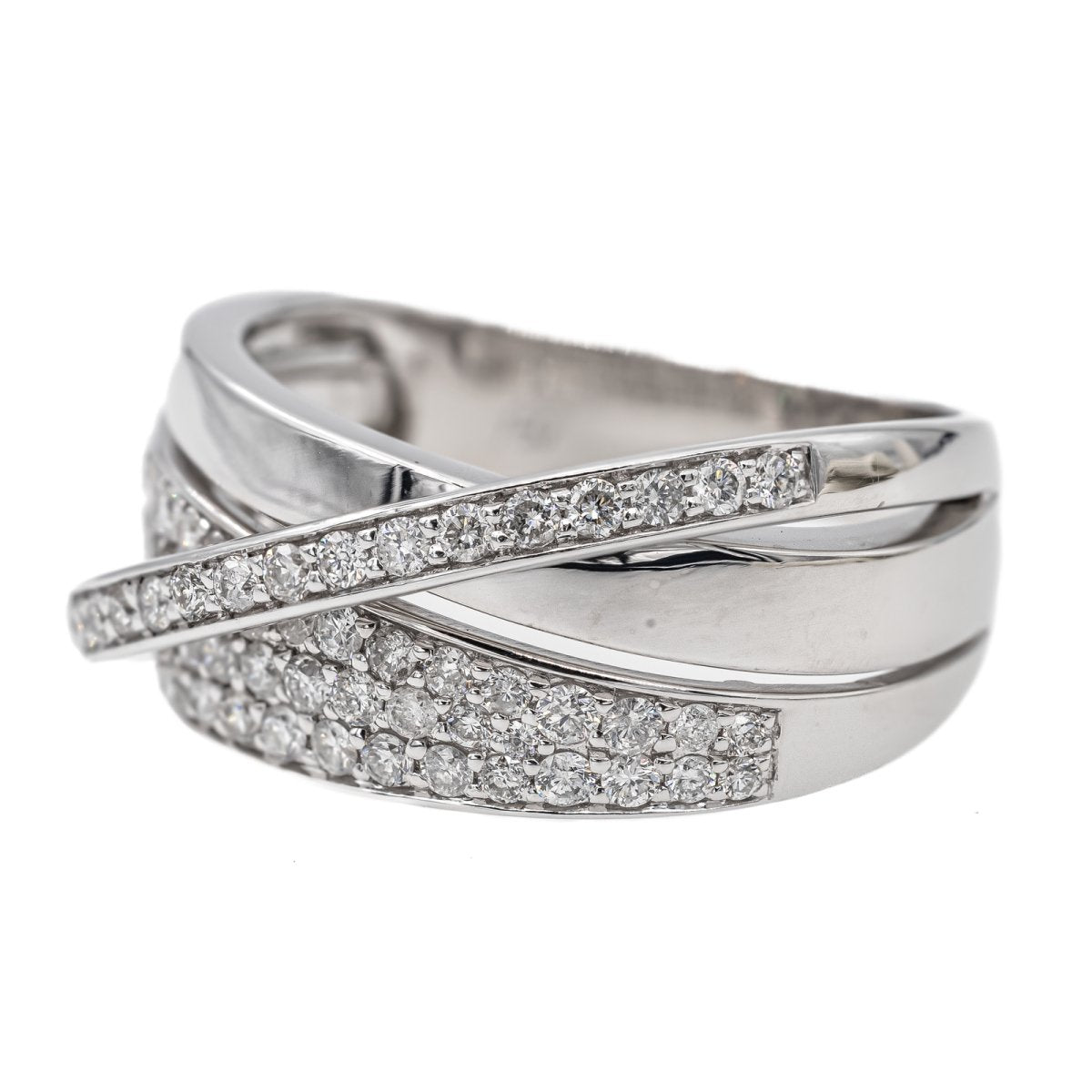 Bague GUY LAROCHE en Or blanc et Diamant - Castafiore