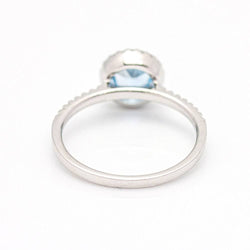Bague HALO en or et diamants - Castafiore