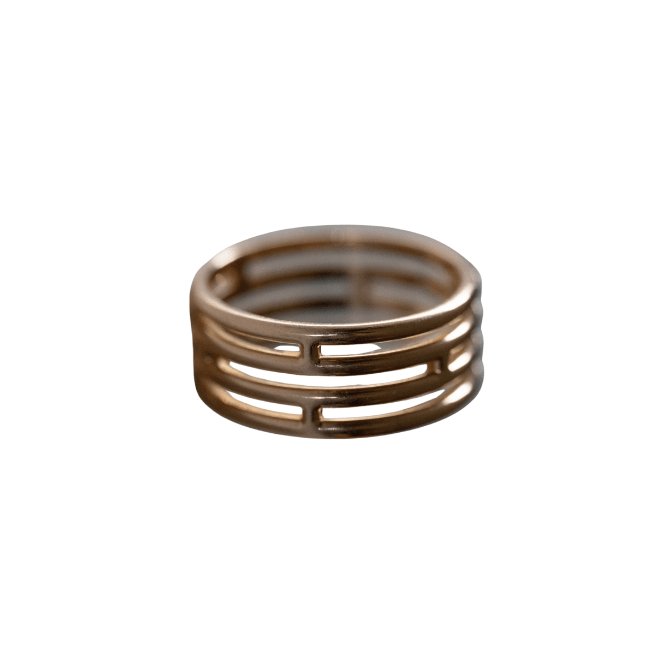 Bague HERMÈS "Ariane" en or rose - Castafiore