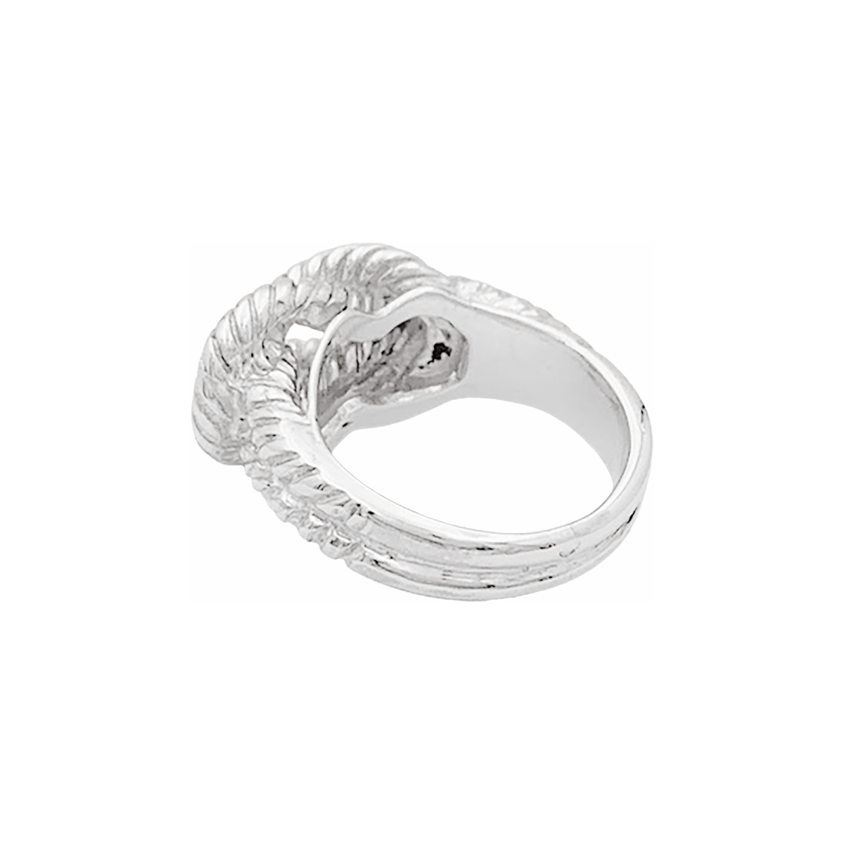 Bague HERMÈS, "Audierne" en argent - Castafiore