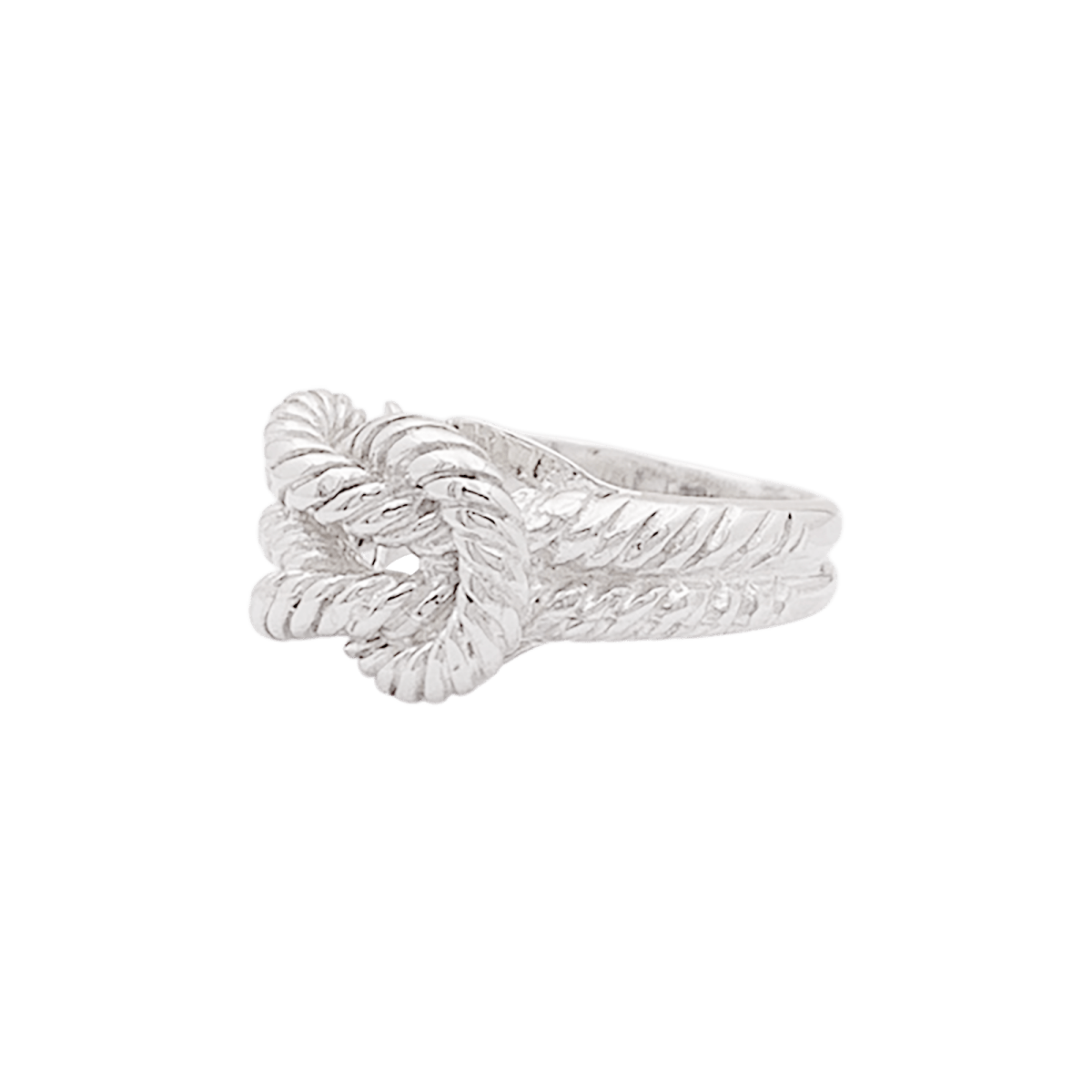 Bague HERMÈS, "Audierne" en argent - Castafiore