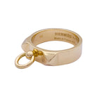 Bague HERMÈS, "Collier de chien", or jaune. - Castafiore