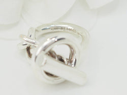 Bague HERMÈS Croisette en argent - Castafiore