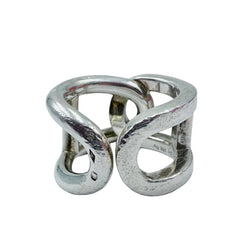 Bague HERMÈS "Cythère" en argent - Castafiore