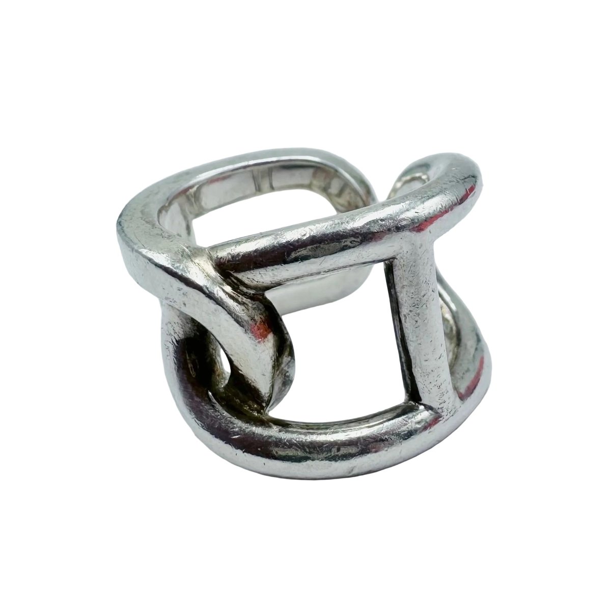 Bague HERMÈS "Cythère" en argent - Castafiore