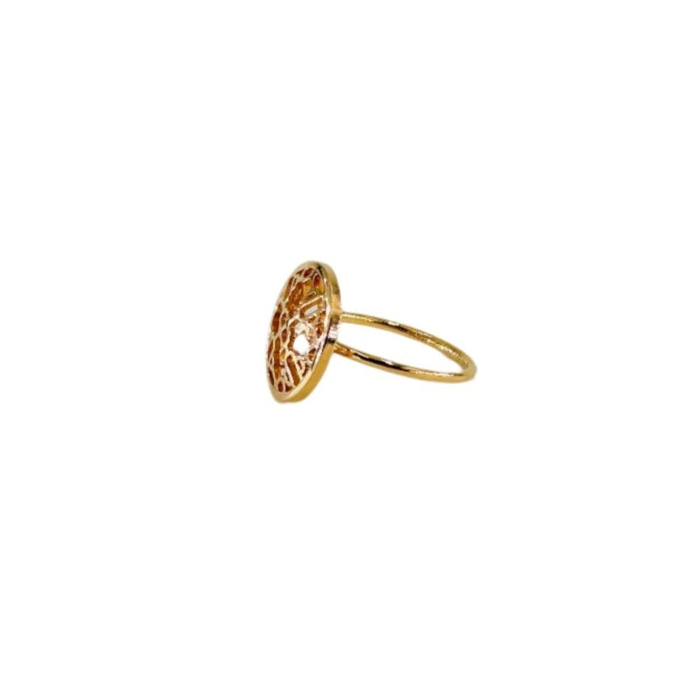 Bague HERMÈS en or rose 18 carats - Castafiore