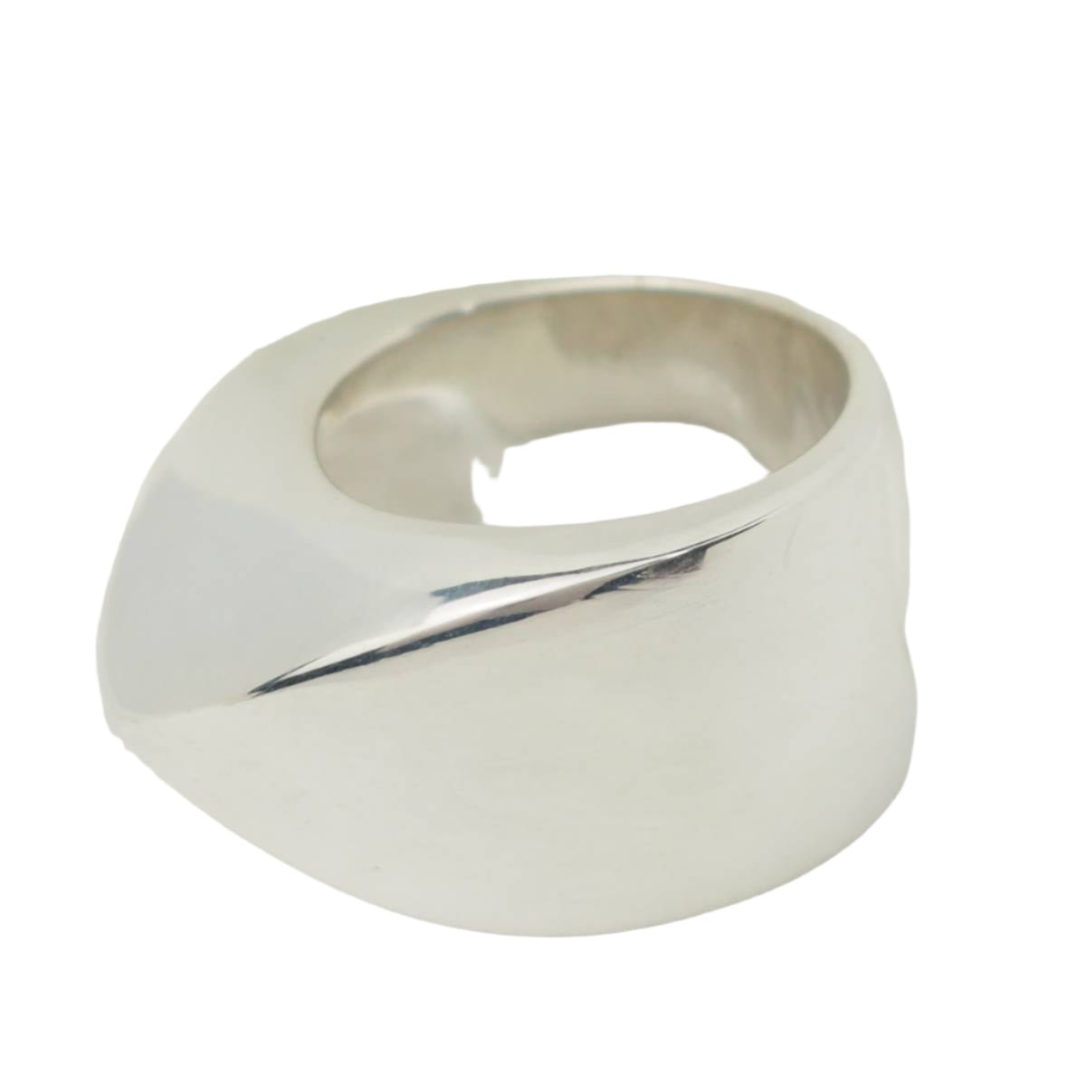 Bague HERMÈS "Palmyre" en argent - Castafiore