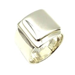 Bague HERMÈS "Pliage" en argent - Castafiore