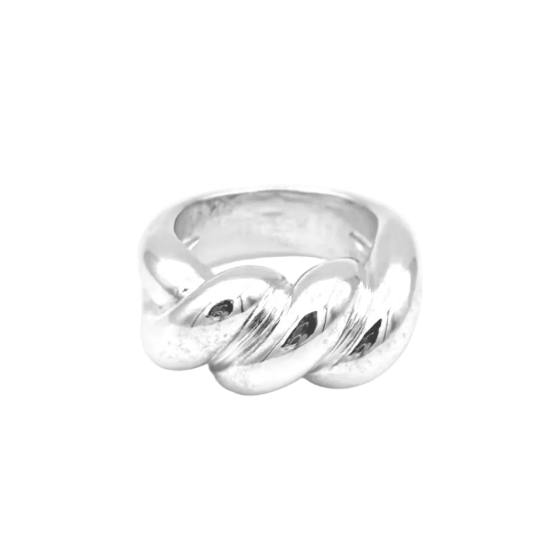 Bague HERMÈS "Torsades" en argent - Castafiore