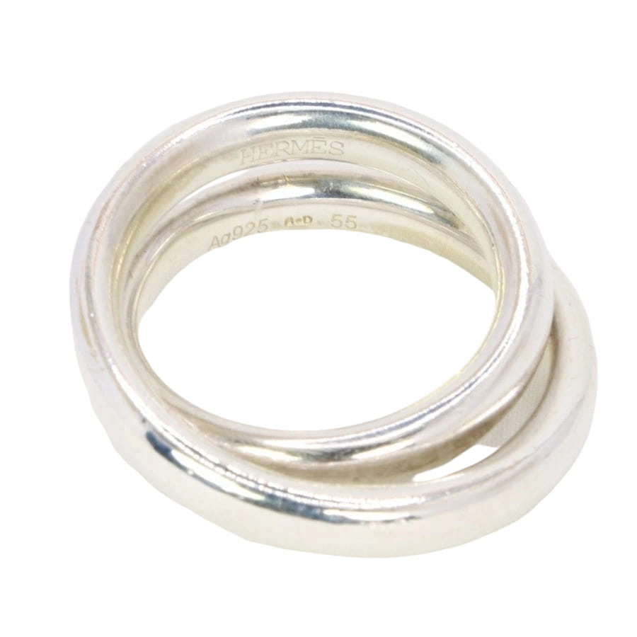 Bague HERMES Vertige en argent - Castafiore