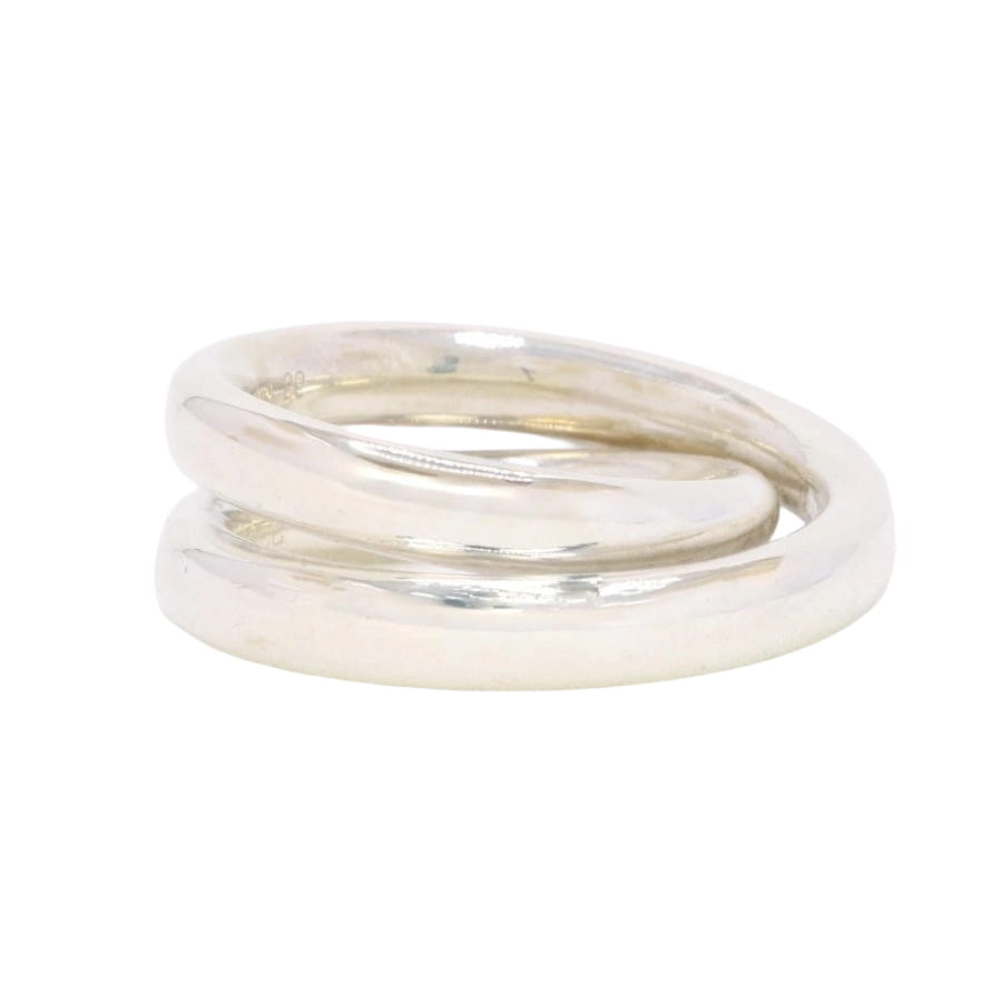 Bague HERMES Vertige en argent - Castafiore