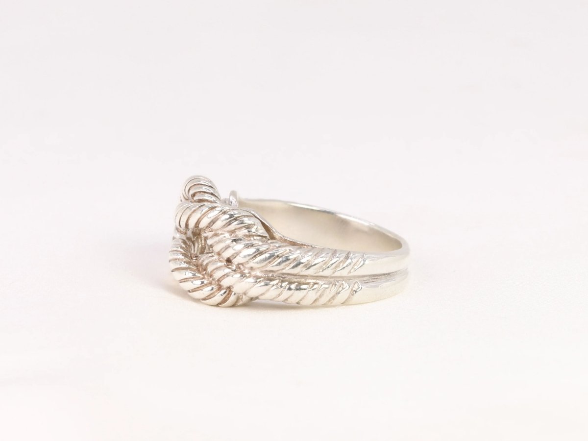 Bague Hermès vintage modèle Audierne en argent - Castafiore