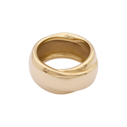 Bague HERMÈS "Volte", or jaune - Castafiore