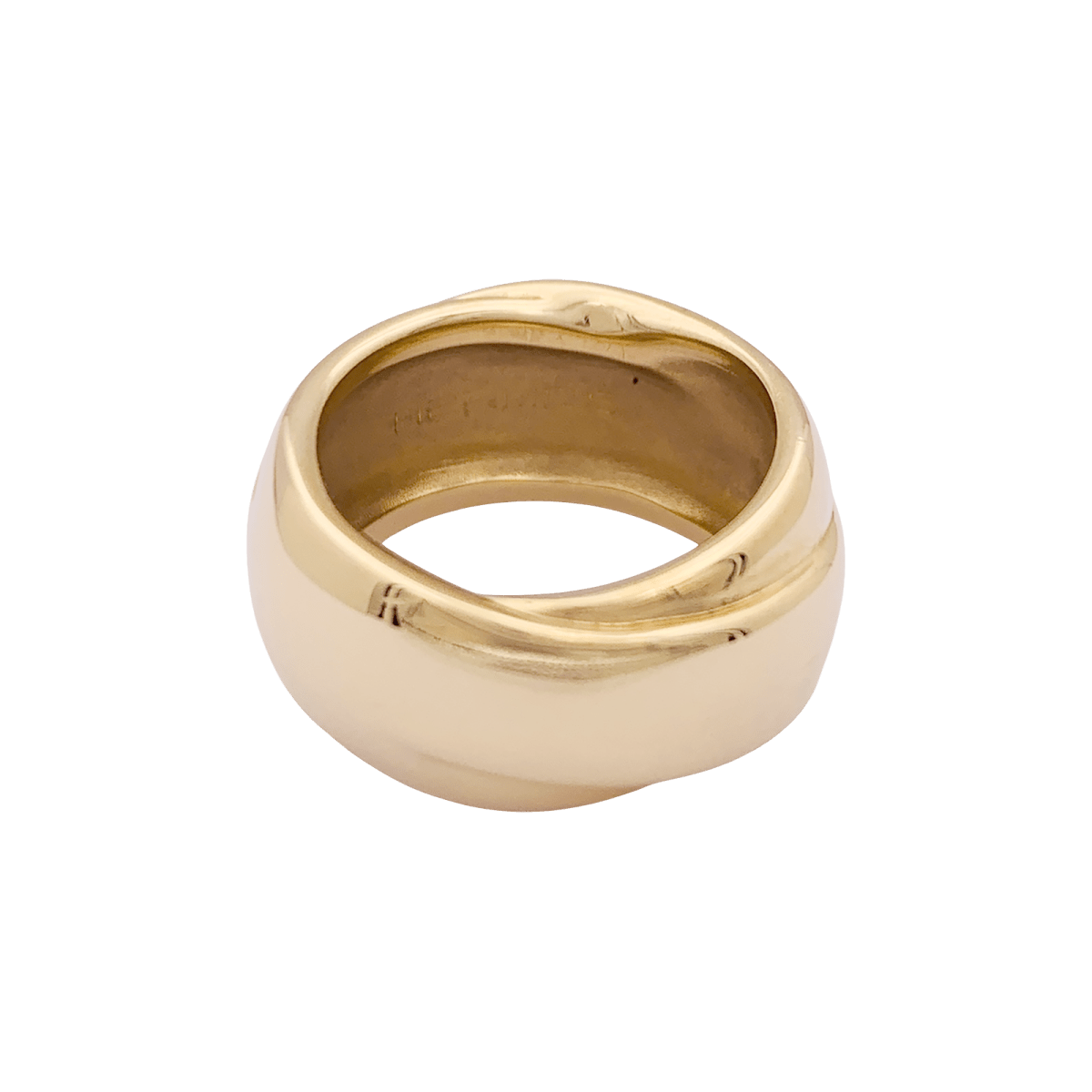 Bague HERMÈS "Volte", or jaune - Castafiore