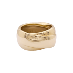 Bague HERMÈS "Volte", or jaune - Castafiore