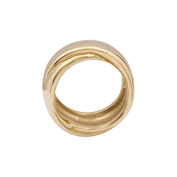 Bague HERMÈS "Volte", or jaune - Castafiore