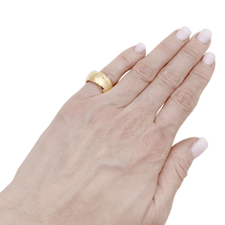 Bague HERMÈS "Volte", or jaune - Castafiore