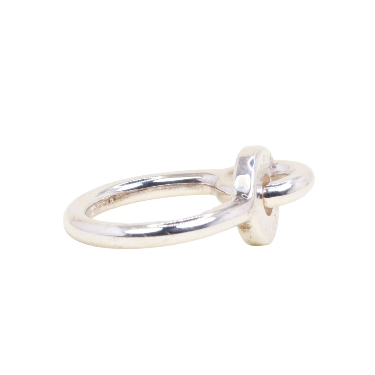 Bague HERMÈS "Voltige" en argent - Castafiore