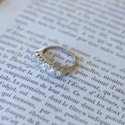 Bague Jarretière Diamants - Castafiore