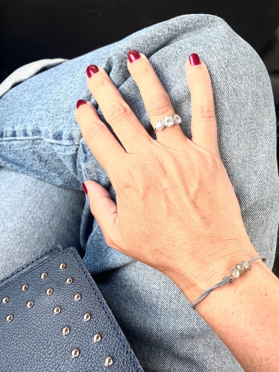 Bague Jarretière Diamants - Castafiore