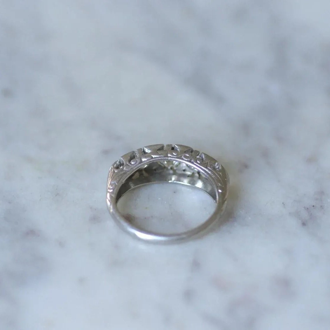 Bague Jarretière Diamants - Castafiore