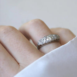 Bague Jarretière Diamants - Castafiore