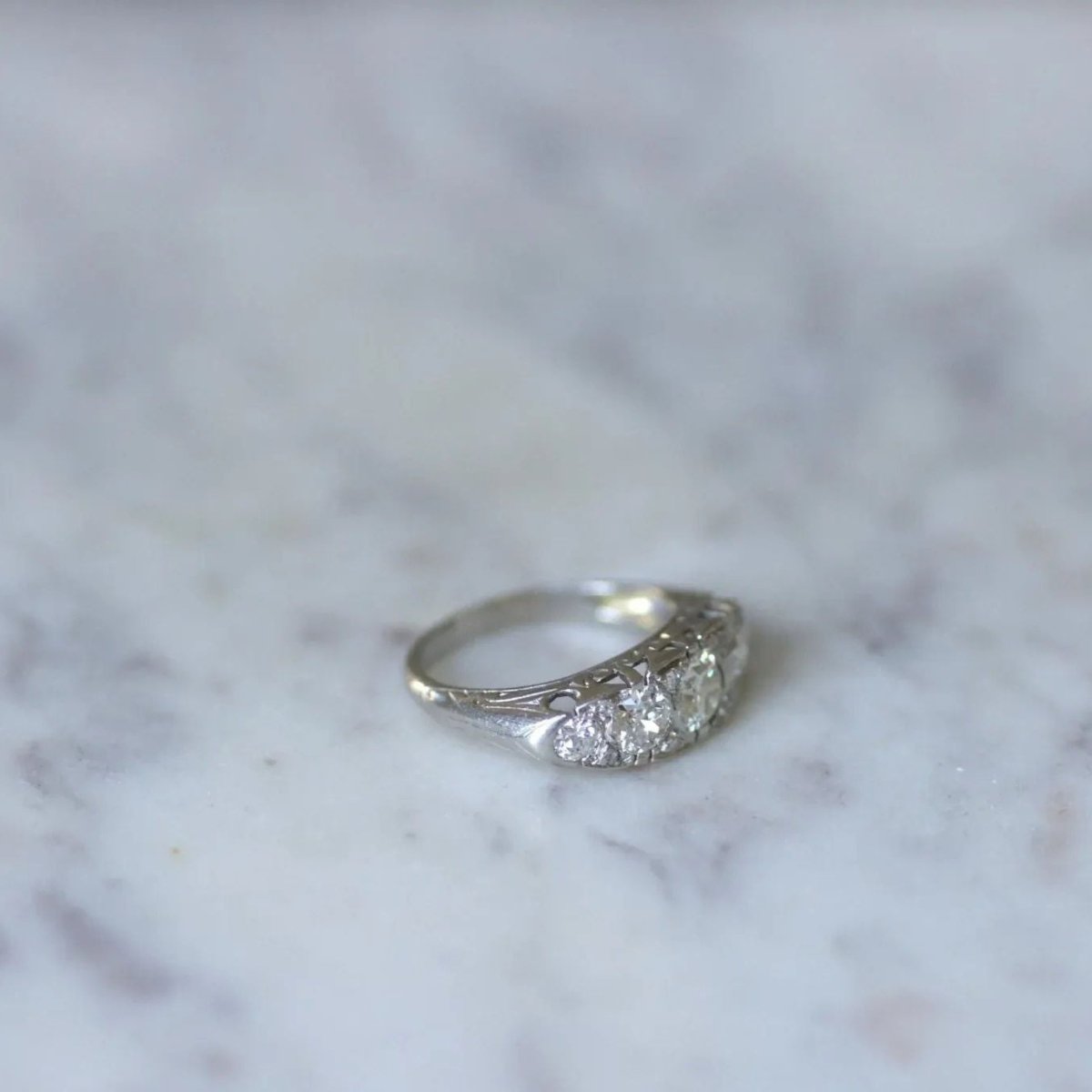 Bague Jarretière Diamants - Castafiore