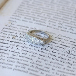 Bague Jarretière Diamants - Castafiore