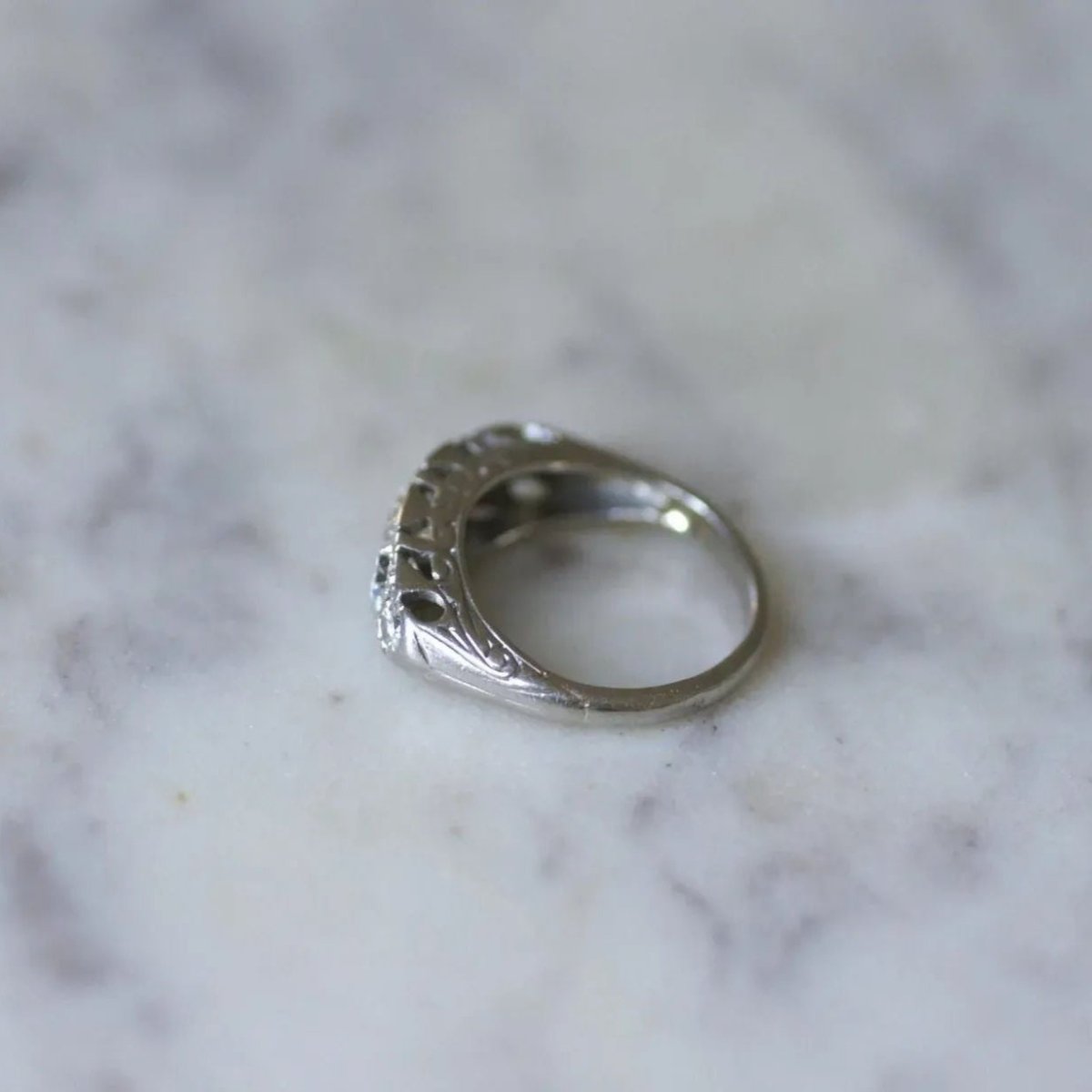 Bague Jarretière Diamants - Castafiore