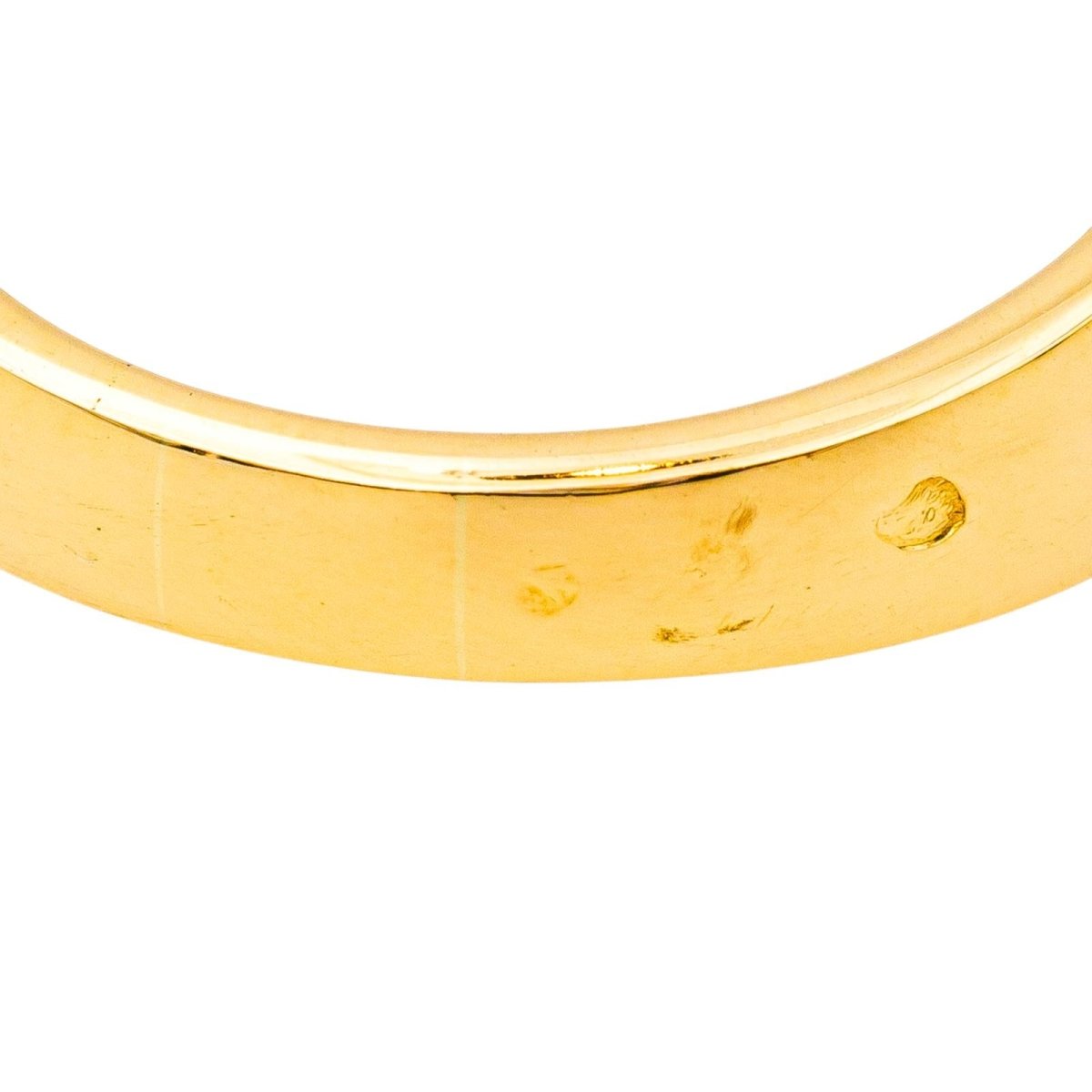 Bague Jarretière en or jaune, émeraudes et diamants - Castafiore