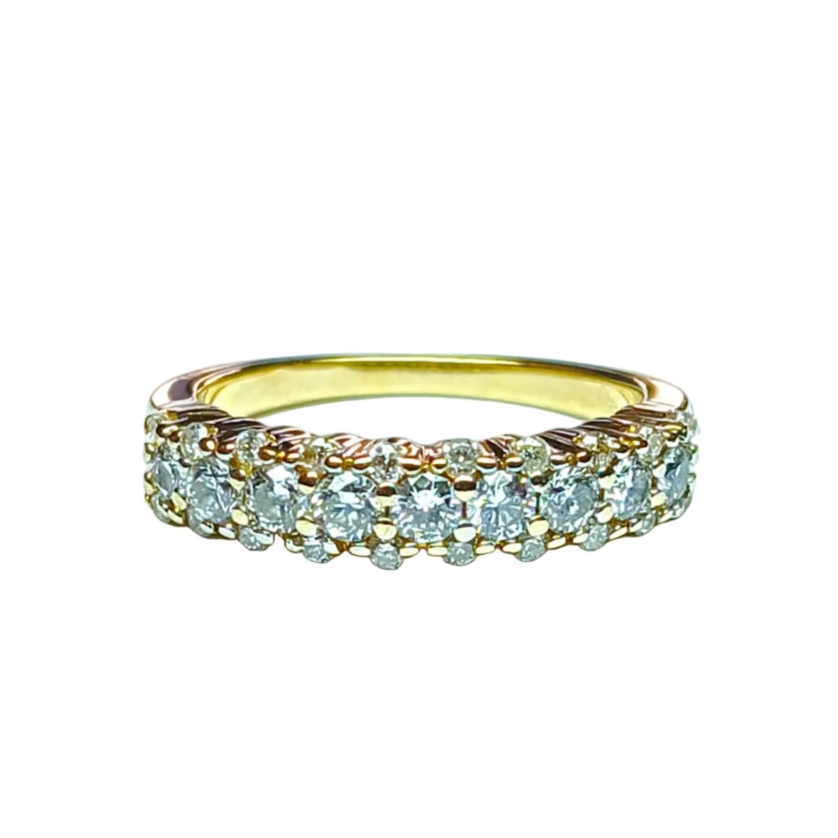 Bague Jarretière en or jaune et diamants - Castafiore