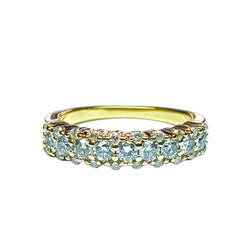Bague Jarretière en or jaune et diamants - Castafiore