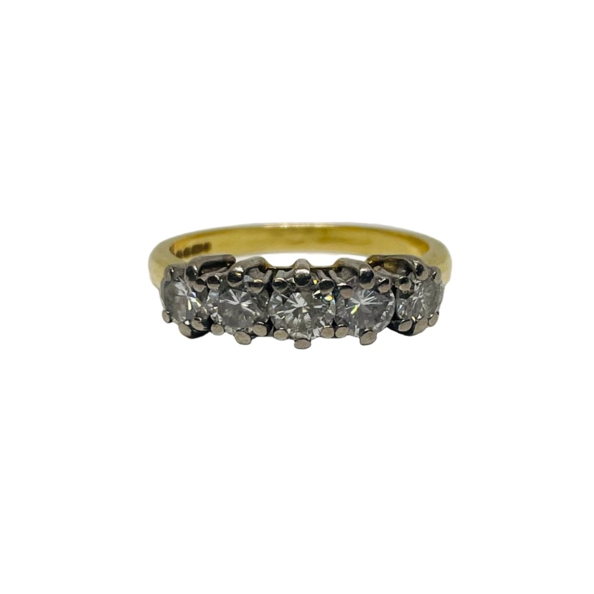Bague Jarretière en or jaune et diamants - Castafiore