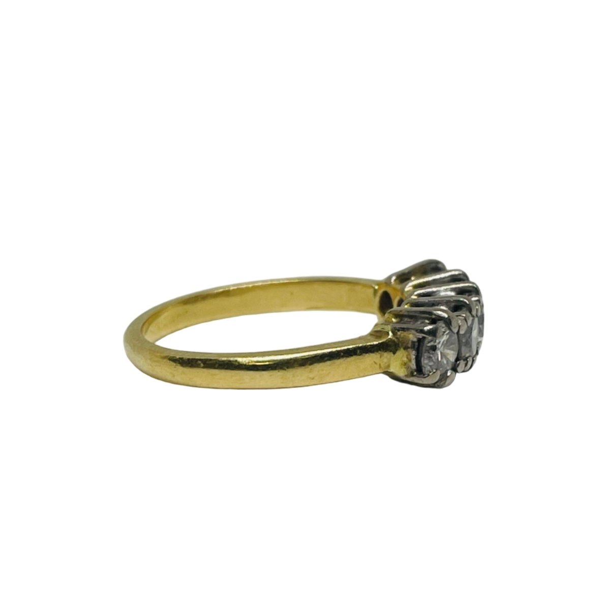 Bague Jarretière en or jaune et diamants - Castafiore