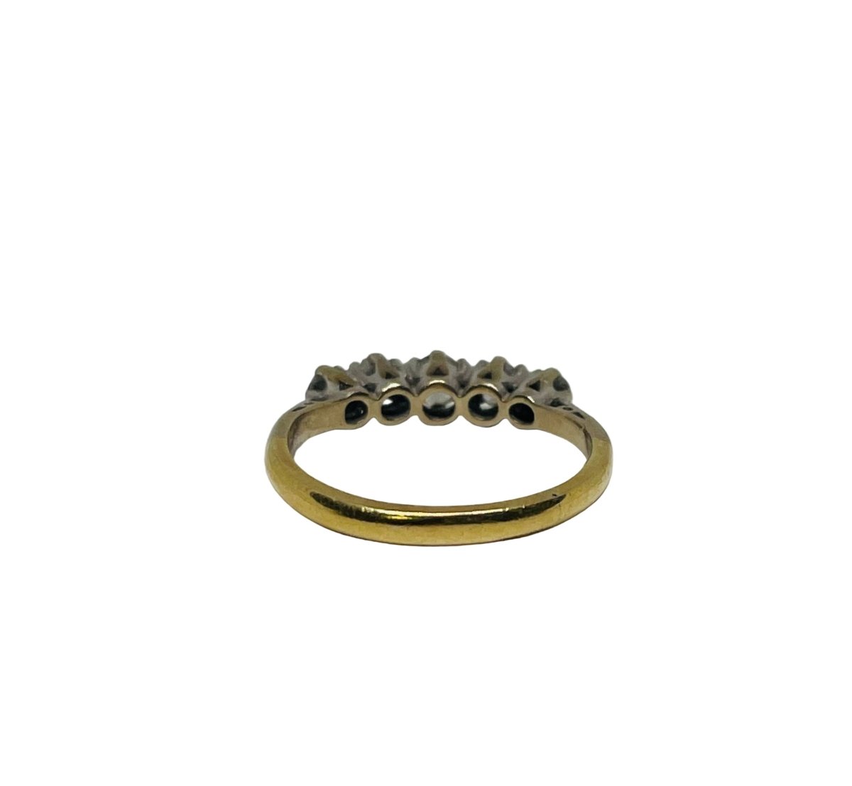 Bague Jarretière en or jaune et diamants - Castafiore