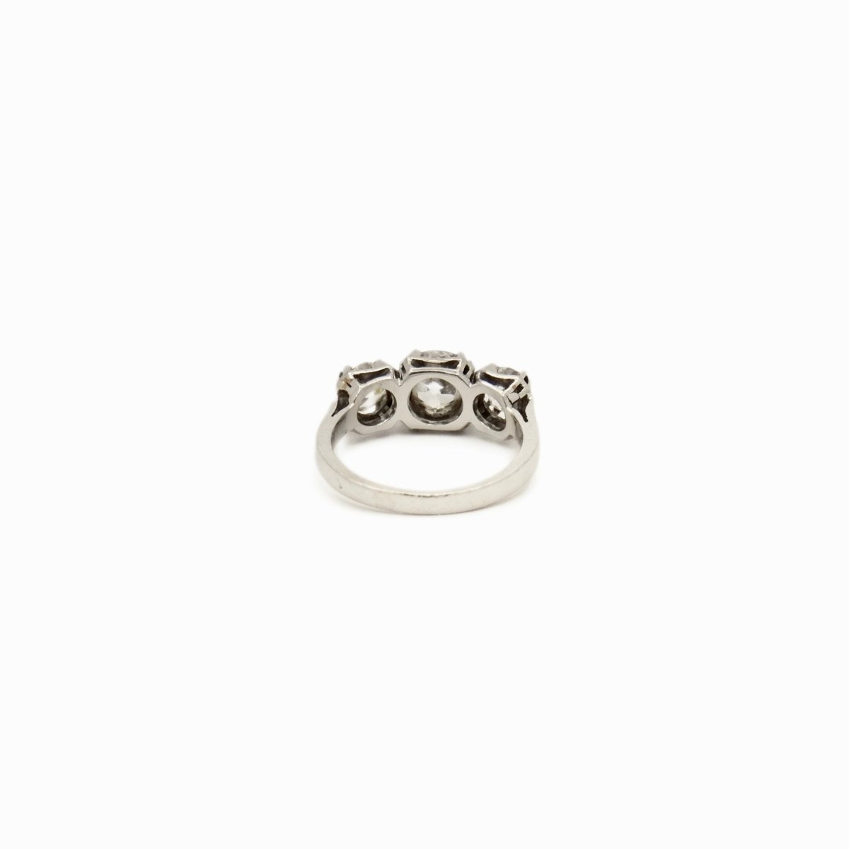 bague jarretière en platine - Castafiore