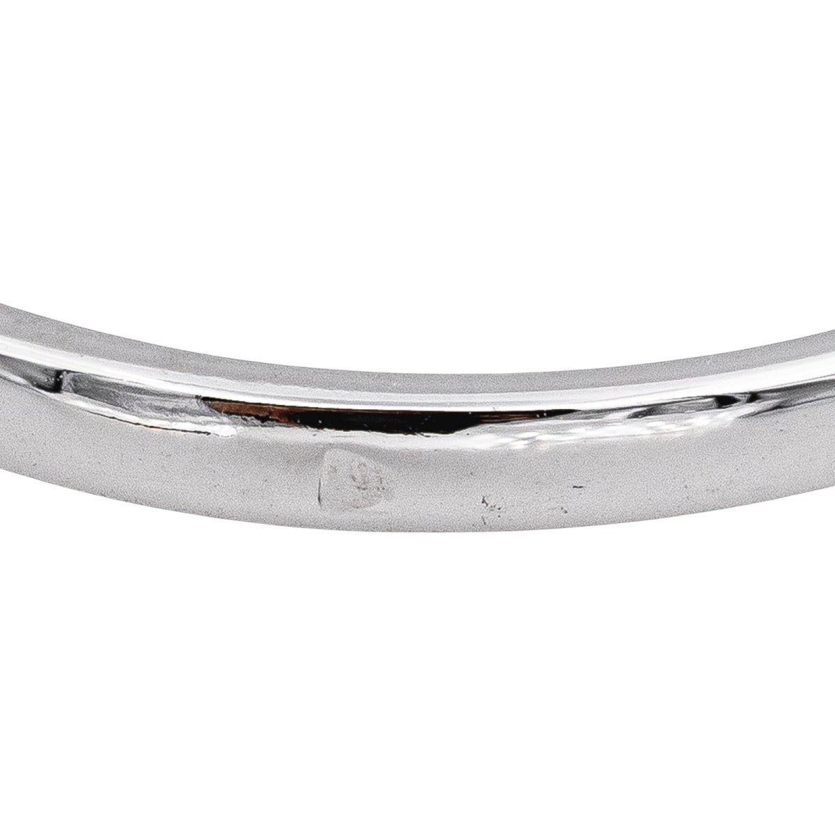 Bague Jarretière en platine et diamant - Castafiore