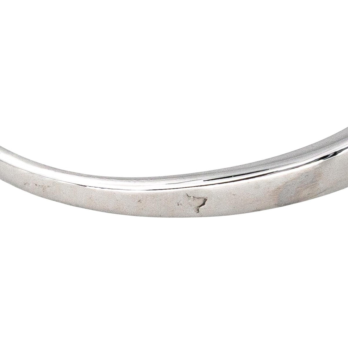 Bague Jarretière en platine, saphir et diamants - Castafiore