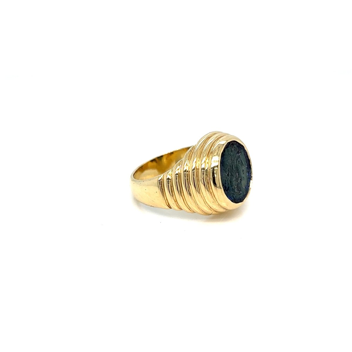 Bague Jonc BULGARI "Monette" en or jaune et bronze - Castafiore