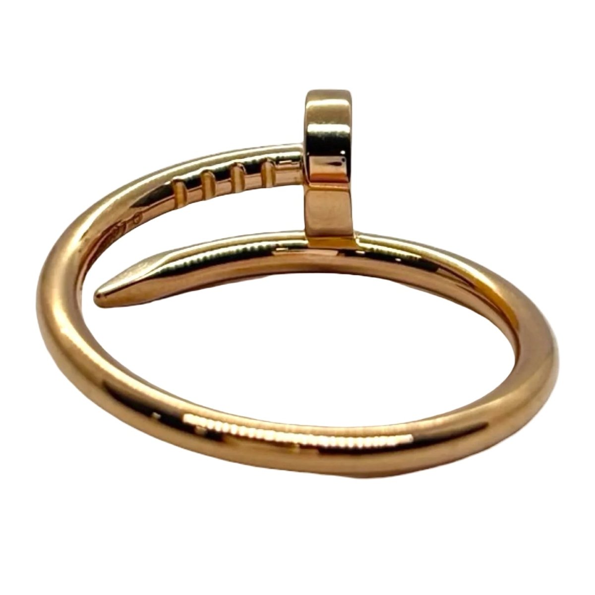Bague Jonc CARTIER "Clou" en or rose - Castafiore
