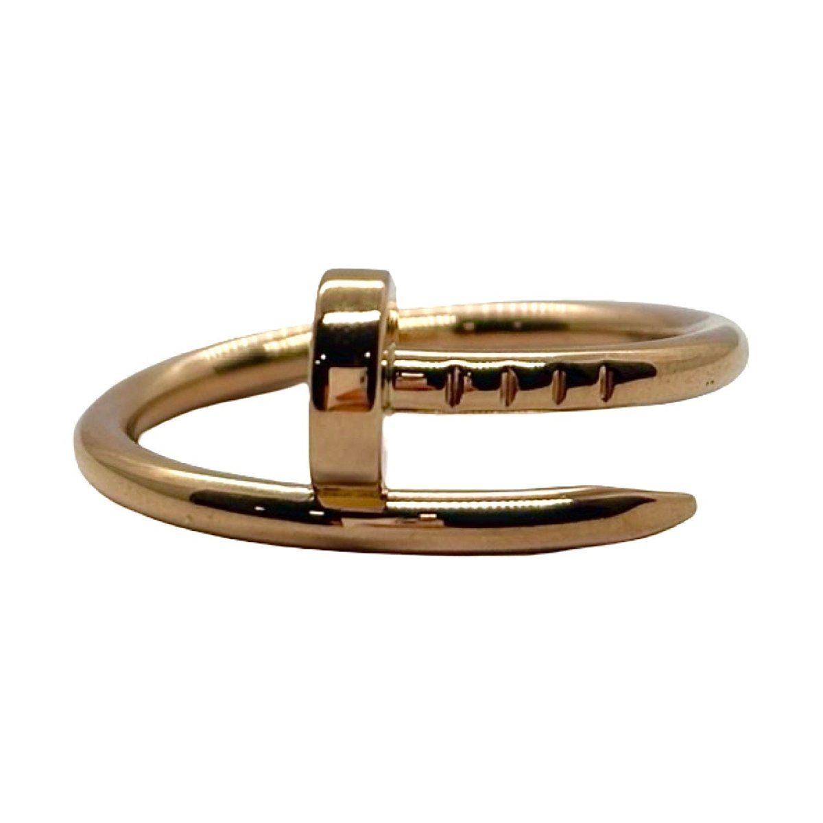 Bague Jonc CARTIER "Clou" en or rose - Castafiore