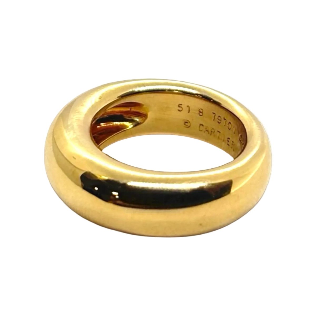 Bague Jonc CARTIER en or jaune - Castafiore