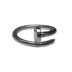 Bague Jonc CARTIER "Juste un clou" en or blanc - Castafiore