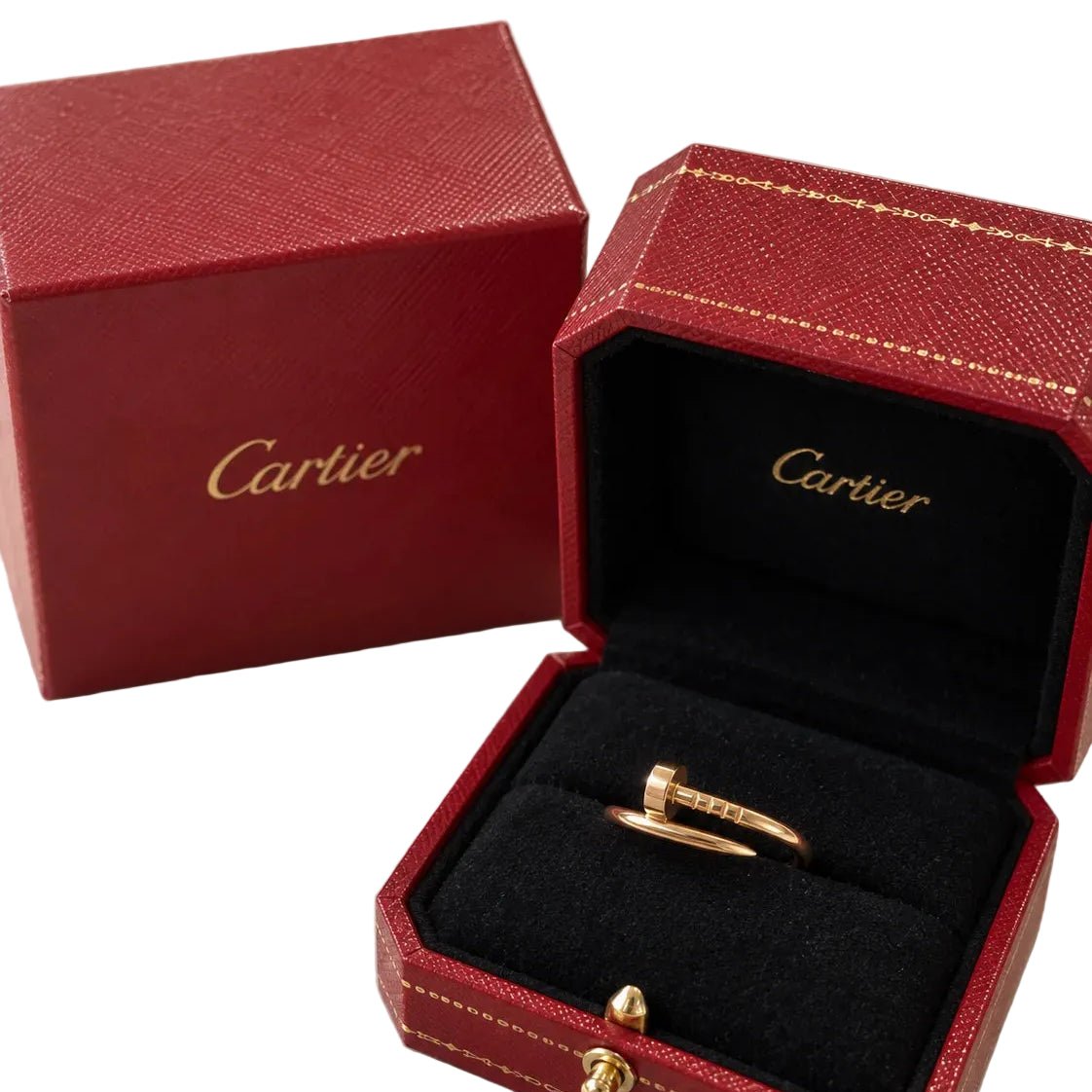 Bague Jonc CARTIER "Juste un Clou" en or rose - Castafiore