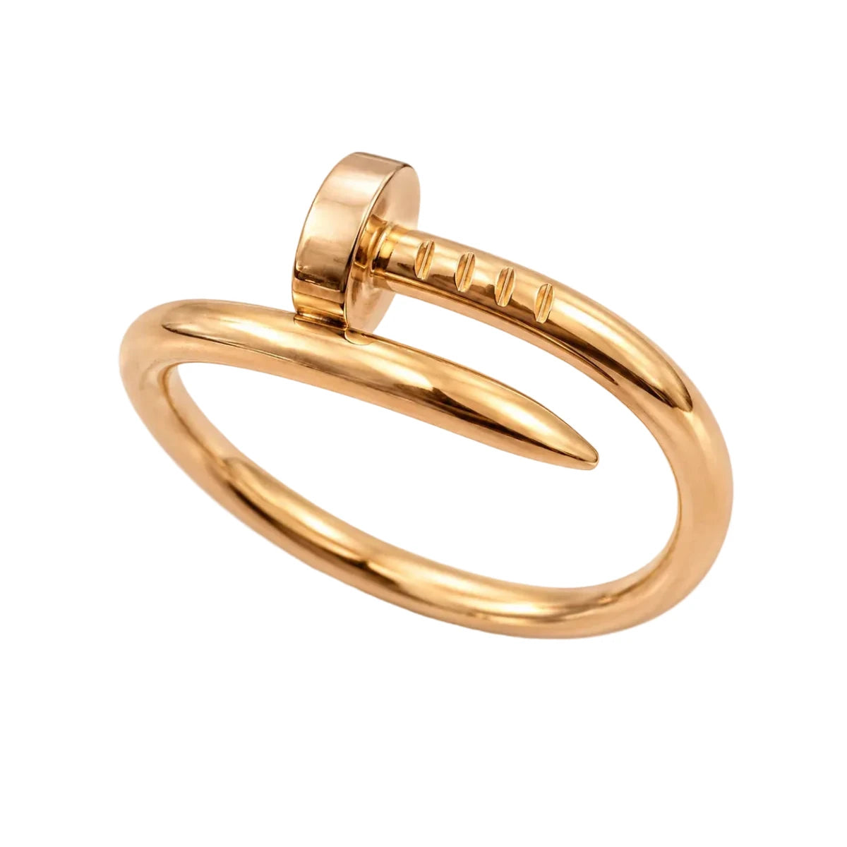 Bague Jonc CARTIER "Juste un Clou" en or rose - Castafiore
