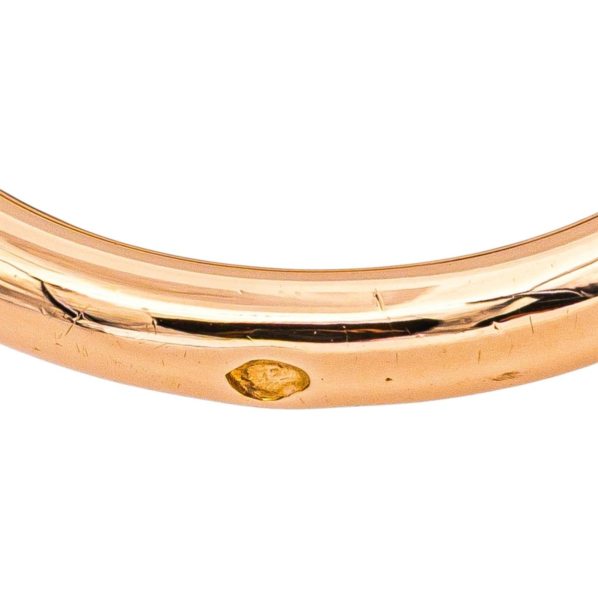 Bague Jonc CARTIER "Juste un clou" en or rose et diamants - Castafiore