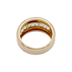 Bague Jonc CARTIER "Odin" en or jaune et diamants - Castafiore