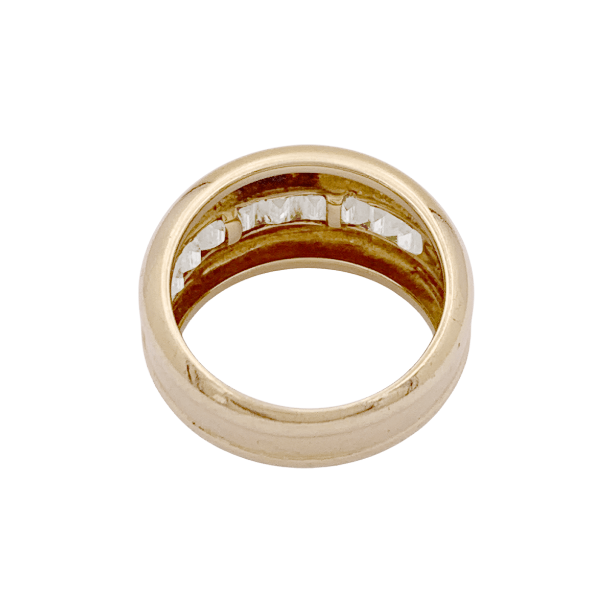 Bague Jonc CARTIER "Odin" en or jaune et diamants - Castafiore